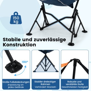 Costway Πτυσσόμενη Καρέκλα Κάμπινγκ με Ρυθμιζόμενη Πλάτη και Θήκη Π... Costway Πτυσσόμενη Καρέκλα Κάμπινγκ με Ρυθμιζόμενη Πλάτη και Θήκη Π...