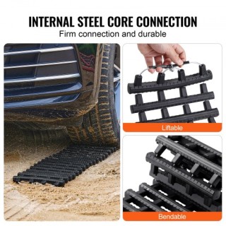 VEVOR  2 τεμ. Σανίδες Πρόσφυσης με TPR για Λάσπη Χιόνι Άμμο με Τσάν...