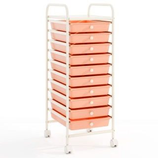 Costway Πολυχρωμοί Ρολλβάνγκεν με 10 Συρτάρια 33 x 37 x 86 εκ. HW52... Costway Πολυχρωμοί Ρολλβάνγκεν με 10 Συρτάρια 33 x 37 x 86 εκ. HW52...
