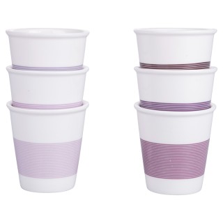 Villa DEste  Σετ 6 φλιτζάνια καφέ 60 ml από πορσελάνη με διακόσμηση...