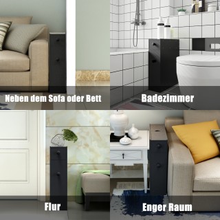 Costway Πρακτική Ραφιέρα Ντουλάπι για Στενούς Χώρους - Ιδανική για... Costway Πρακτική Ραφιέρα Ντουλάπι για Στενούς Χώρους - Ιδανική για...