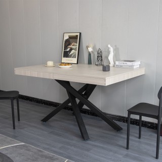 Shally Dogan  Επεκτεινόμενο Τραπέζι Κουζίνας 90 x 140 έως 220 cm Ol...