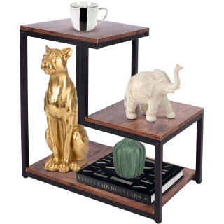 BAKAJI  Βιβλιοθήκη Τραπεζάκι Καναπές Μοντέρνος Βιομηχανικός Σχεδιασ...