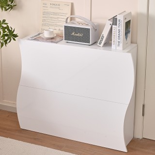 Shally Dogan  Παπουτσοθήκη Εισόδου σε Γυαλιστερό Ξύλο ONDE 2 Πόρτες...