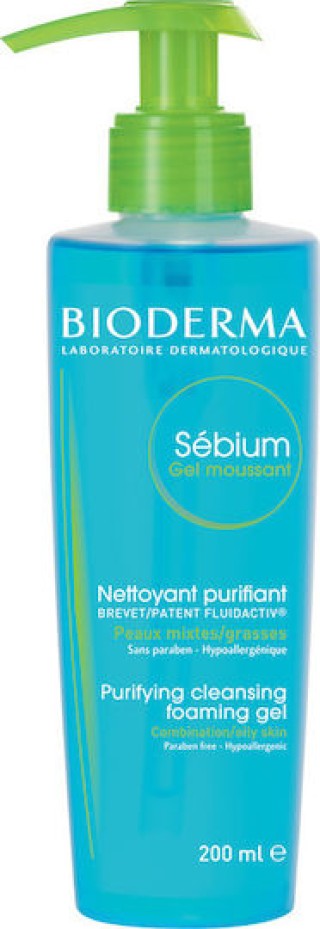 Bioderma Sebium Gel Καθαρισμού Προσώπου για Ακνεϊκές Επιδερμίδες 20...