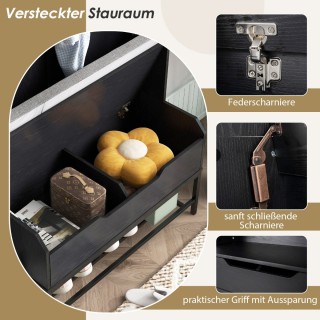 Costway Πολυλειτουργική Κρεμάστρα 4-σε-1 με Αποσπώμενο Μαξιλάρι Καθ...