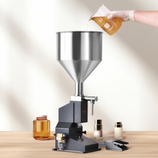 VEVOR Πνευματική Μηχανή Γεμίσματος Υγρών 5-50ml, Ανοξείδωτη με Πεντ... VEVOR Πνευματική Μηχανή Γεμίσματος Υγρών 5-50ml, Ανοξείδωτη με Πεντ...