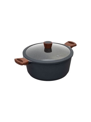 ESTIA Αντικολλητική Κατσαρόλα Stone 28cm από Χυτό Αλουμίνιο, 6.7lt ...