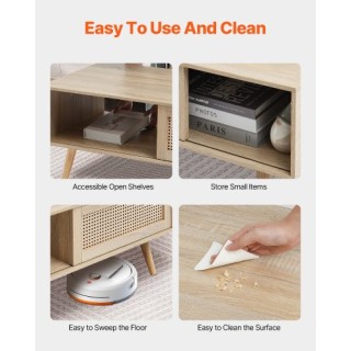 VEVOR Ρατάν Τραπεζάκι Καφέ Ορθογώνιο Ρατάν Τραπεζάκι 2 Επιπέδων για... VEVOR Ρατάν Τραπεζάκι Καφέ Ορθογώνιο Ρατάν Τραπεζάκι 2 Επιπέδων για...