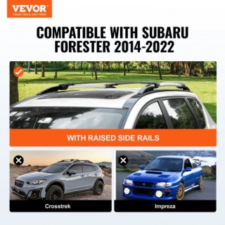 Ράγες Οροφής VEVOR για Subaru Forester 2014-2022, 90kg, Αλουμίνιο μ... Ράγες Οροφής VEVOR για Subaru Forester 2014-2022, 90kg, Αλουμίνιο μ...