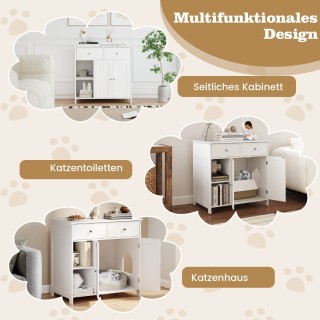 Ντουλάπι Γάτας για Διακριτική και Άνετη Χρήση στο Σπίτι 80 x 51 x ... Ντουλάπι Γάτας για Διακριτική και Άνετη Χρήση στο Σπίτι 80 x 51 x ...