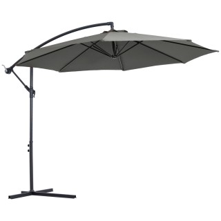 Outsunny Outsunny Outdoor Parasol Ατσάλινο πλαίσιο και Πολυεστέρας ...