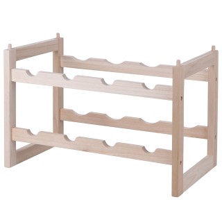 Galileo Στοιβαζόμενη θήκη για μπουκάλια 8 θέσεων από ξύλο έλατου 41...