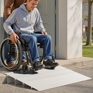 VEVOR Αλουμινένια Ράμπα Κατωφλίου για Σκαλοπάτια 115mm ικανότητα 36... VEVOR Αλουμινένια Ράμπα Κατωφλίου για Σκαλοπάτια 115mm ικανότητα 36...