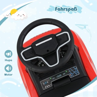 Costway Κόκκινο Παιδικό Αυτοκινητάκι με Χώρο Αποθήκευσης TQ10396RE