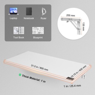 Πτυσσόμενο Επιτοίχιο Γραφείο VEVOR 31.5x15.75  BGSGZZPMBHB3P8N0HV0