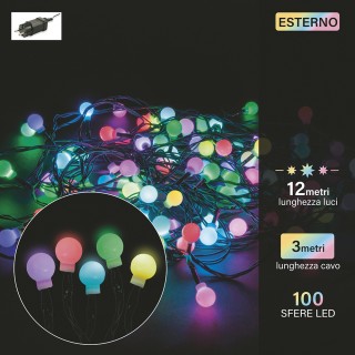 Kooper Φιλο 100 σφαίρες LED πολύχρωμες για εξωτερική χρήση  135 W S...