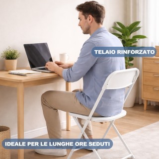 Shally Dogan Σετ 4 Λευκές Καρέκλες από Πολυπροπυλένιο Υψηλής Αντοχή...