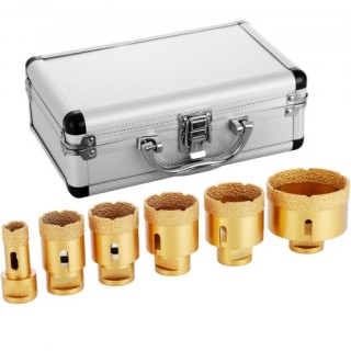 Σετ Διαμαντοτρύπανων VEVOR 6 τεμ. για Κεραμικά & Μάρμαρο KKQ6TJ000... Σετ Διαμαντοτρύπανων VEVOR 6 τεμ. για Κεραμικά & Μάρμαρο KKQ6TJ000...