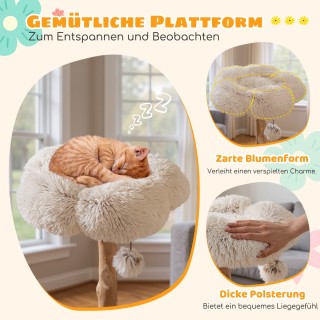 Costway Σύγχρονος Ονυχόδεντρος με Πραγματικό Κορμό και Λουλουδένια ...