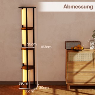 Costway  Πολυλειτουργικό Φωτιστικό  με Ρυθμιζόμενο Φωτισμό LED  και...