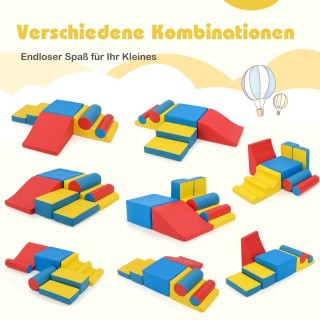 Costway Παιχνίδι Αφρώδους Αναρρίχησης 7 τεμαχίων για Μικρά Παιδιά μ... Costway Παιχνίδι Αφρώδους Αναρρίχησης 7 τεμαχίων για Μικρά Παιδιά μ...