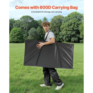 VEVOR Φορητό Σετ Κορνχόλ 4x2ft Ξύλινη Πλατφόρμα με 8 Σακουλάκια HWD...