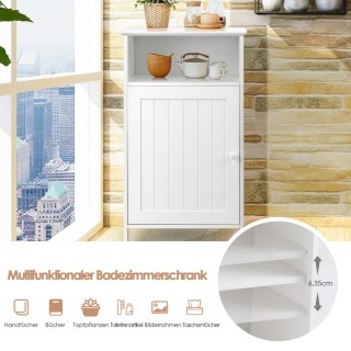 Costway Πολυλειτουργική Ελεύθερη Ντουλάπα Μπάνιου με Πόρτα 40 x 30 ...