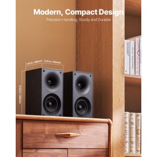 VEVOR Ζεύγος Παθητικών Ηχείων Βιβλιοθήκης Στερεοφωνικού Ήχου 70Hz-2... VEVOR Ζεύγος Παθητικών Ηχείων Βιβλιοθήκης Στερεοφωνικού Ήχου 70Hz-2...