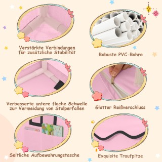 Costway Παιδική Σκηνή Μεγάλη Παιχνιδόσκηνη με Αστεράκια 121 x 101 x... Costway Παιδική Σκηνή Μεγάλη Παιχνιδόσκηνη με Αστεράκια 121 x 101 x...