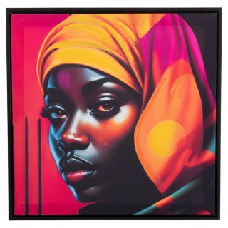 Galileo Καμβάς με κορνίζα 40x40 cm Etnic Sibilla 5920424 Τυχαία Επι...