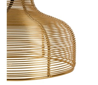 Ostaria Λάμπα Μεταλλική Lio Λευκή Χρυσή -37748 Ostaria Λάμπα Μεταλλική Lio Λευκή Χρυσή -37748