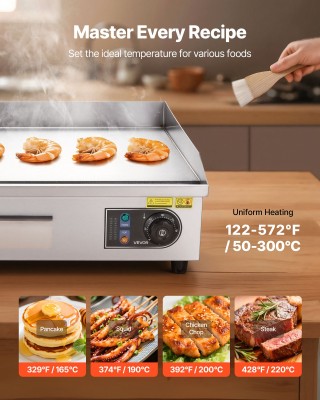 VEVOR Επαγγελματική Ηλεκτρική Σχάρα, 655 x 400 mm, 4000W, Ρυθμιζόμε... VEVOR Επαγγελματική Ηλεκτρική Σχάρα, 655 x 400 mm, 4000W, Ρυθμιζόμε...