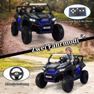 Costway  Παιδικό Ηλεκτρικό Τζιπ Διθέσιο με Τηλεχειριστήριο και Φώτα...