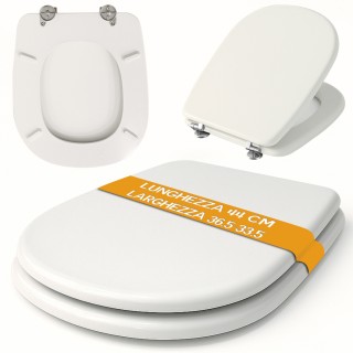 BAKAJI Καπάκι Τουαλέτας Cesame Aretusa Λευκό 02001531 BAKAJI Καπάκι Τουαλέτας Cesame Aretusa Λευκό 02001531