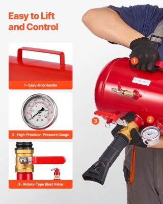 VEVOR Εργαλείο Τοποθέτησης Ελαστικών 5 Gal, 87-116 PSI, για Αυτοκίν... VEVOR Εργαλείο Τοποθέτησης Ελαστικών 5 Gal, 87-116 PSI, για Αυτοκίν...