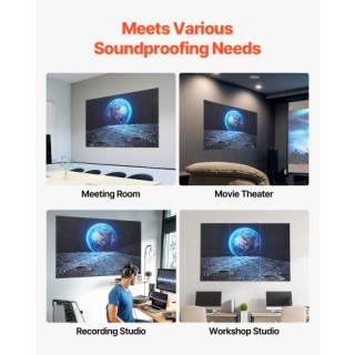 VEVOR Σετ 6 Αυτοκόλλητων Ηχομονωτικών Πλαισίων Τέχνης 60 x 60 εκ. γ... VEVOR Σετ 6 Αυτοκόλλητων Ηχομονωτικών Πλαισίων Τέχνης 60 x 60 εκ. γ...