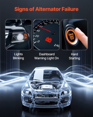 VEVOR Εναλλάκτης Αυτοκινήτου για Apollo 4.1L (1973-1974) & Century ...