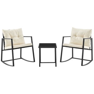 Shally Dogan Σετ Τραπέζι και Κουνιστές Πολυθρόνες Εξωτερικού Χώρου... Shally Dogan Σετ Τραπέζι και Κουνιστές Πολυθρόνες Εξωτερικού Χώρου...