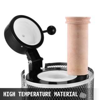 VEVOR Κλίβανος Χυτευτικών Μετάλλων 3KG, 1150℃, 1350W, Με Κεραμικό Χ...