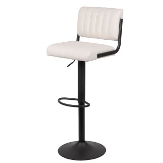 Galileo Περιστρεφόμενο σκαμπό μπαρ με πλάτη και ρυθμιζόμενο ύψος απ...