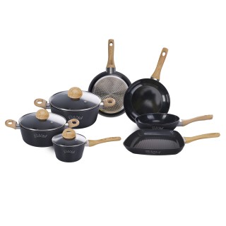 Galileo Σετ 10 τεμαχίων με εσωτερική επίστρωση αντικολλητικής κεραμ... Galileo Σετ 10 τεμαχίων με εσωτερική επίστρωση αντικολλητικής κεραμ...