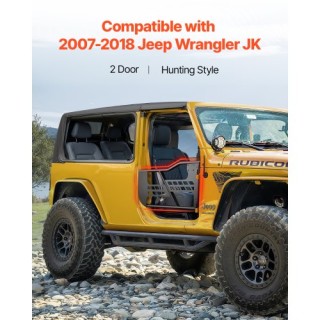 VEVOR Πόρτες Σωληνωτές 2-Θυρών για Jeep Wrangler JK 2007-2018 JPCGM...