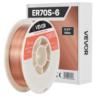 VEVOR Σύρμα Συγκόλλησης MIG ER70S-6 0.8mm 4.5kg για Ααθροίστη Συγκο... VEVOR Σύρμα Συγκόλλησης MIG ER70S-6 0.8mm 4.5kg για Ααθροίστη Συγκο...