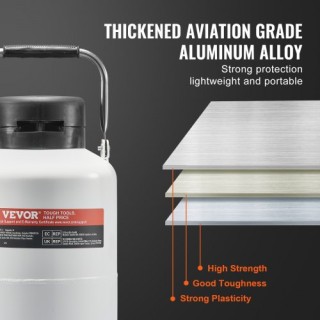 Δοχείο Υγρού Αζώτου VEVOR 3L με 6 Κανίστρες  CZXYDG3L0000R0BDWV0
