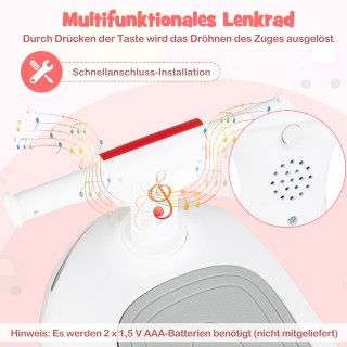 Costway Λευκό Παιδικό Ποδήλατο Περπατήματος με Κλάξον & Χώρο Αποθήκ... Costway Λευκό Παιδικό Ποδήλατο Περπατήματος με Κλάξον & Χώρο Αποθήκ...