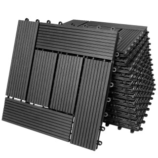 BAKAJI Σετ 11 Πλακάκια Δαπέδου WPC με Κούμπωμα για Εξωτερικό Χώρο ... BAKAJI Σετ 11 Πλακάκια Δαπέδου WPC με Κούμπωμα για Εξωτερικό Χώρο ...