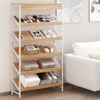 Costway Ελεύθερη Βιβλιοθήκη με Μεταλλικό Σκελετό Ύψους 161 cm - Φυσ... Costway Ελεύθερη Βιβλιοθήκη με Μεταλλικό Σκελετό Ύψους 161 cm - Φυσ...
