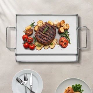 VEVOR Πλάκα Ψησίματος Ανοξείδωτη 17x13 για BBQ SCJPBXG1713IYPLMKV0