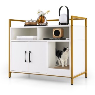 Κρυφό Ντουλάπι Γάτας με Εξαερισμό και Χώρο Αποθήκευσης 89 x 45 x 74... Κρυφό Ντουλάπι Γάτας με Εξαερισμό και Χώρο Αποθήκευσης 89 x 45 x 74...